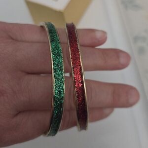 Macy's Holiday Lane Sparkling Bangle Duo